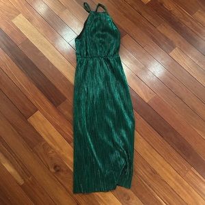 House of Harlow emerald cocktail dress purchased on Revolve